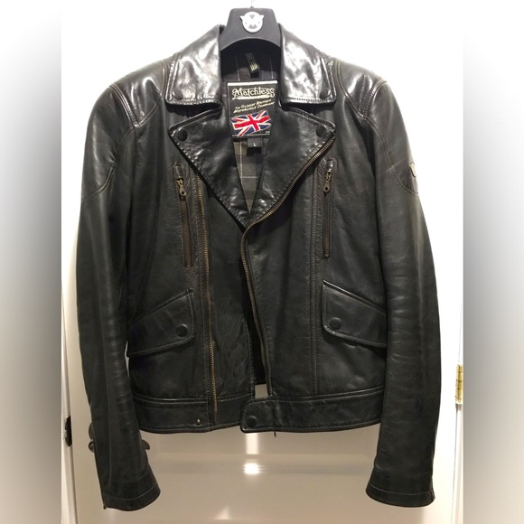 🇬🇧Matchless London 🇬🇧 luxurious “Wild One” perfecto leather jacket - Picture 2 of 16